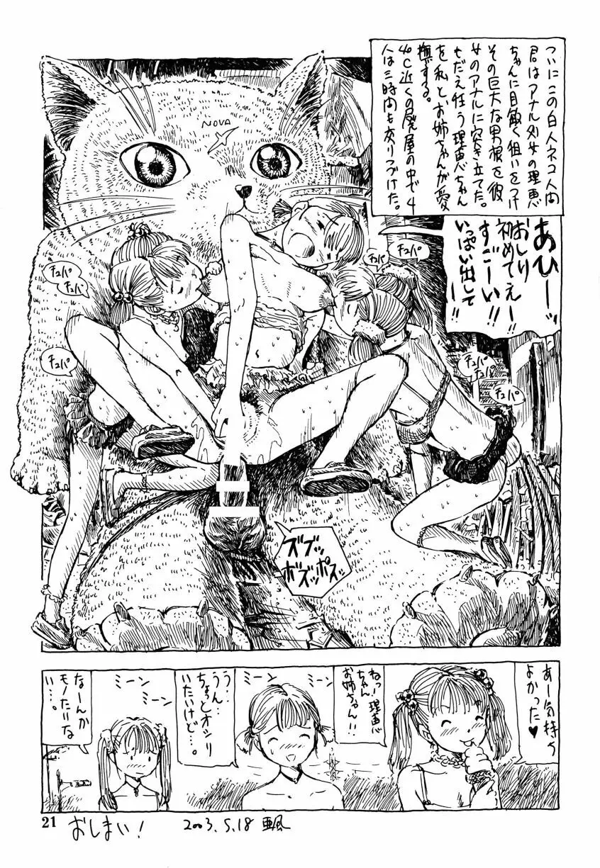 フタナリ姉妹とネコ人間Vol.1 - page21