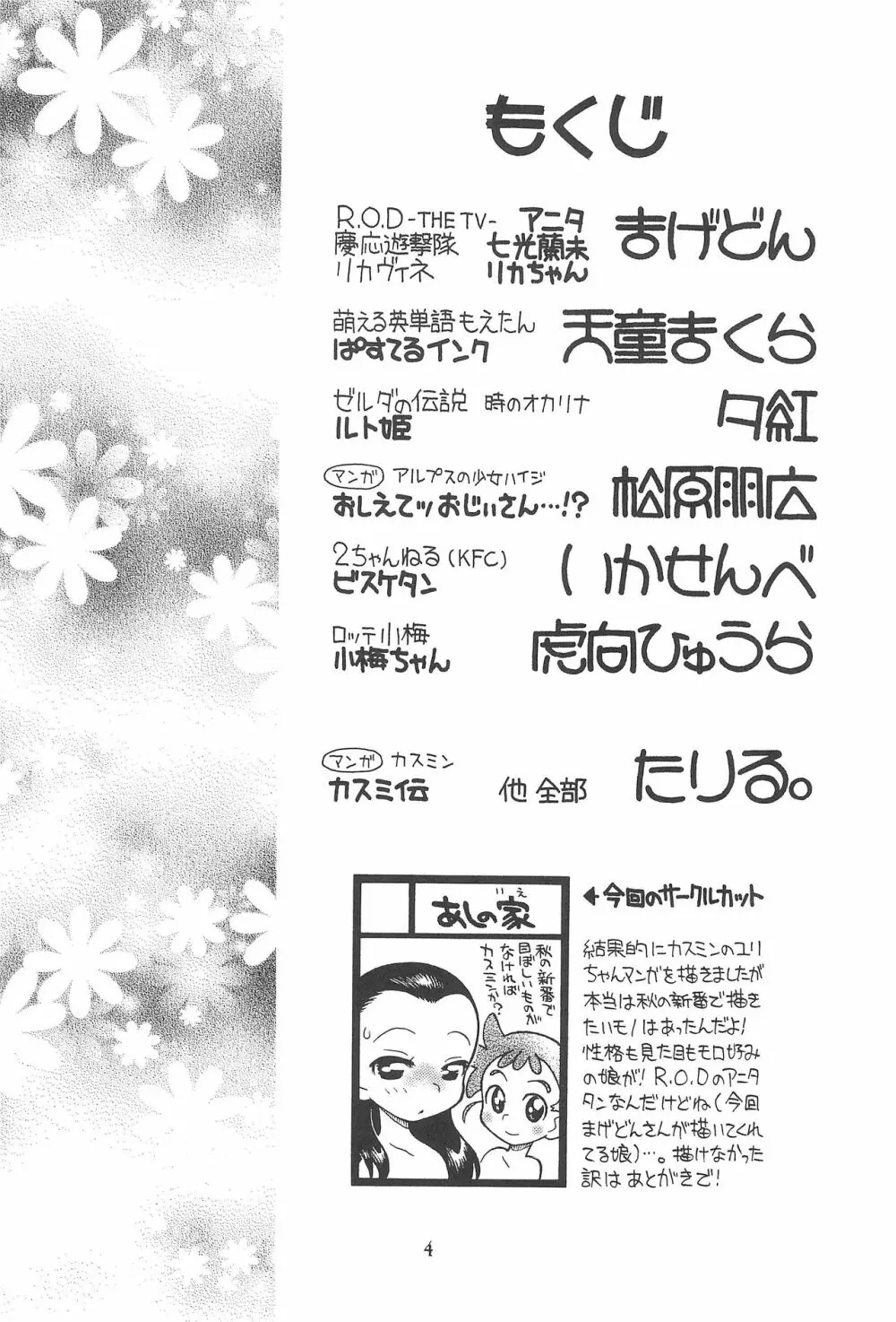 (C65) [あしの家 (たりる。) 貧乳娘12 (よろず) - page4