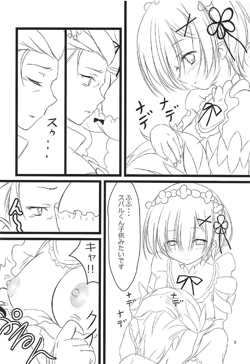 レムが授乳手コキするだけの本 - page7