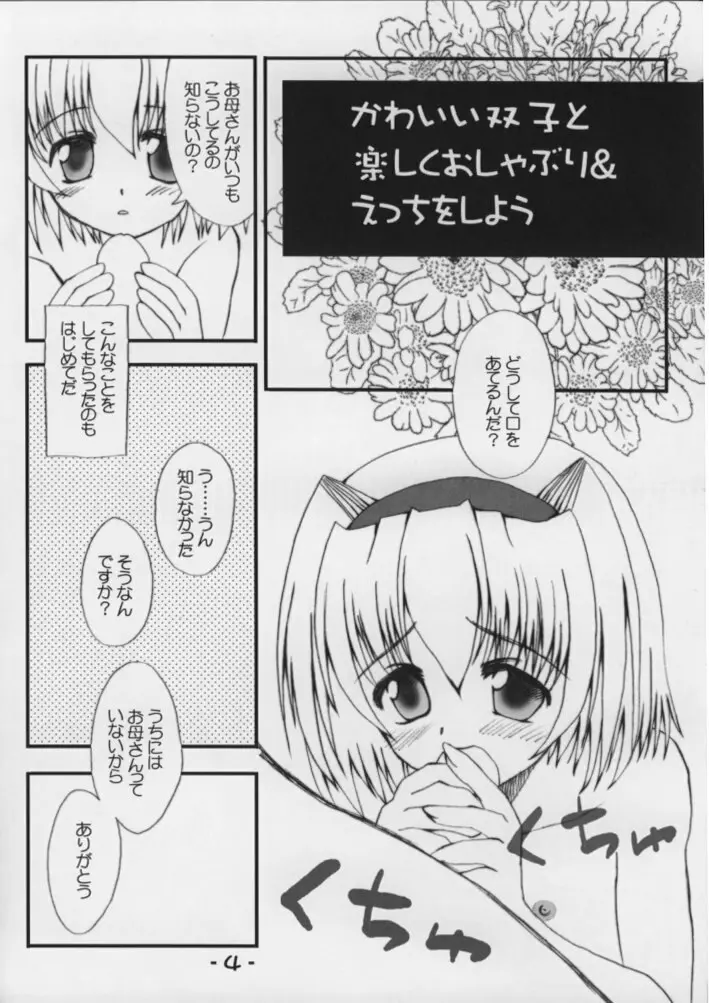 むつきとさつきのおるすばんしよっ! - page3