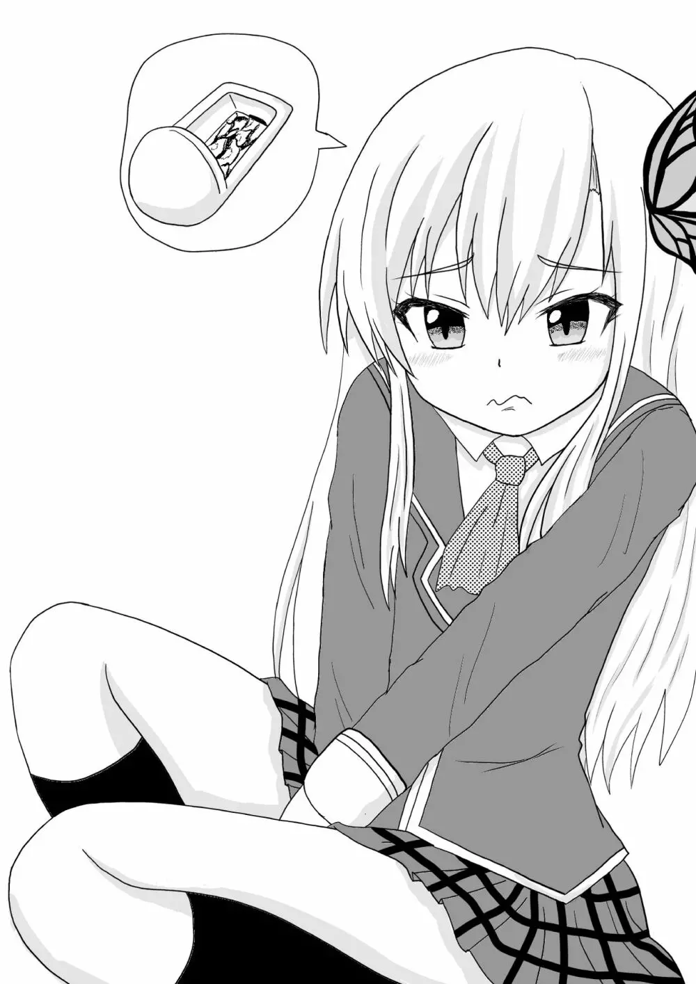 僕は友達が少ない星奈の排泄マンガです。 - page3