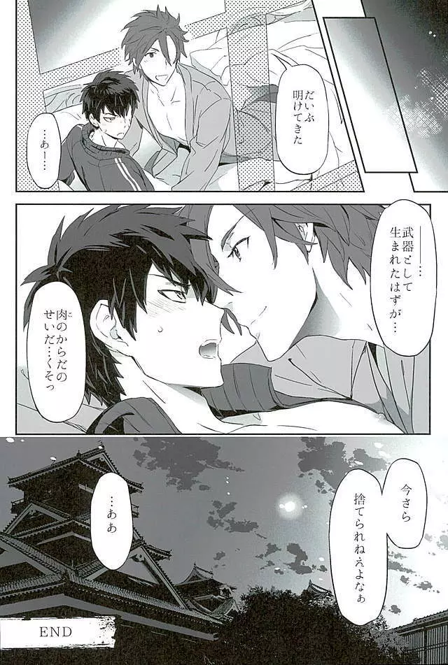 御手杵×同田貫アンソロジー「よるのおてたぬ」 - page25
