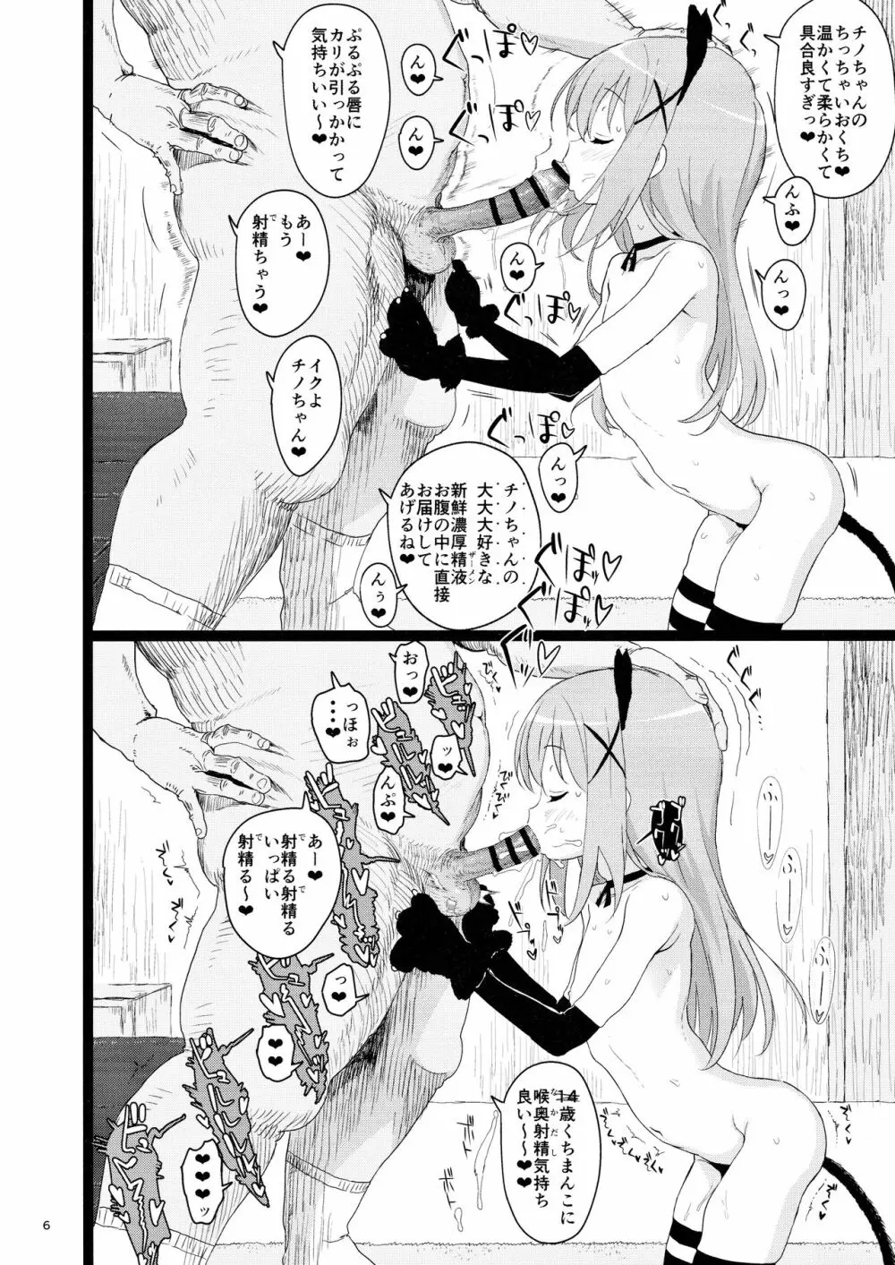 可愛いすぎるチノちゃんとイチャラブしたいのでちょっとばかし強制的に?親愛度120%になってもらいました - page5