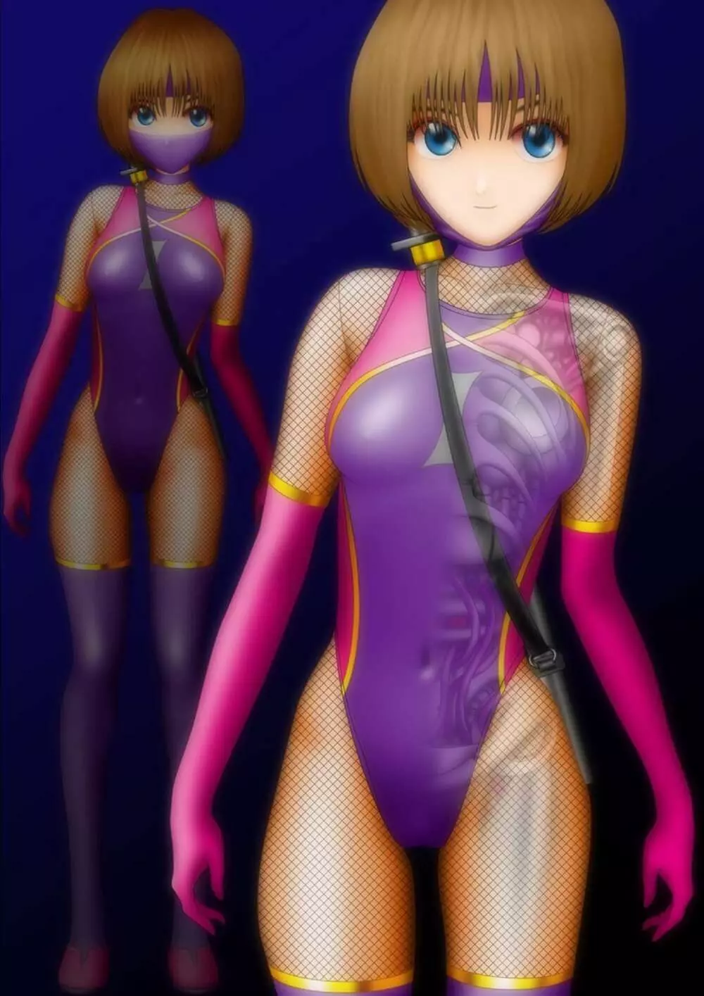 競泳水着少女忍者敗北破壊総集編 - page6