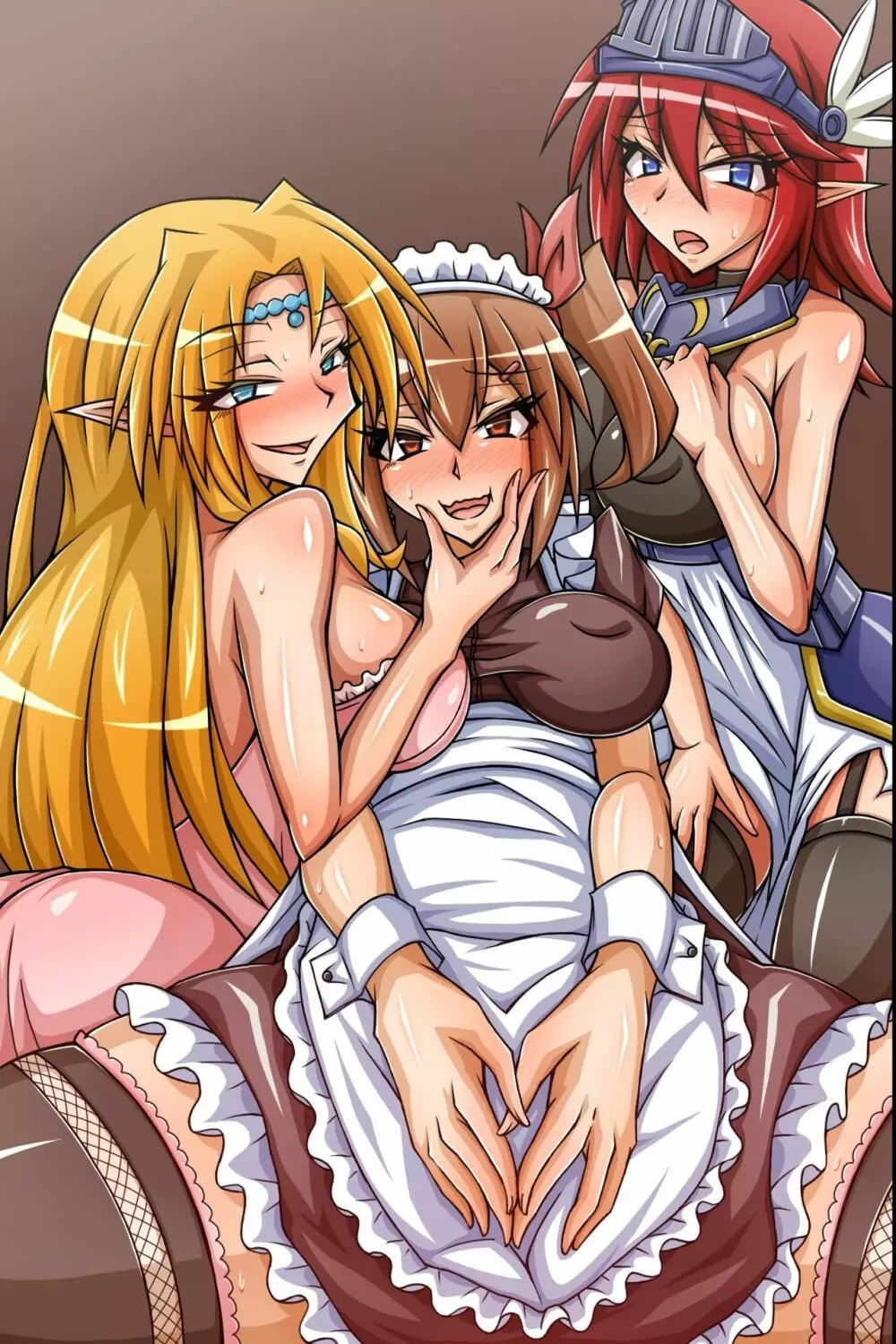 エルフ墜ち 媚薬でザーメン大量祭り!フタナリ女にハメハメ性転換で娘化しちゃって連続絶頂 - page2