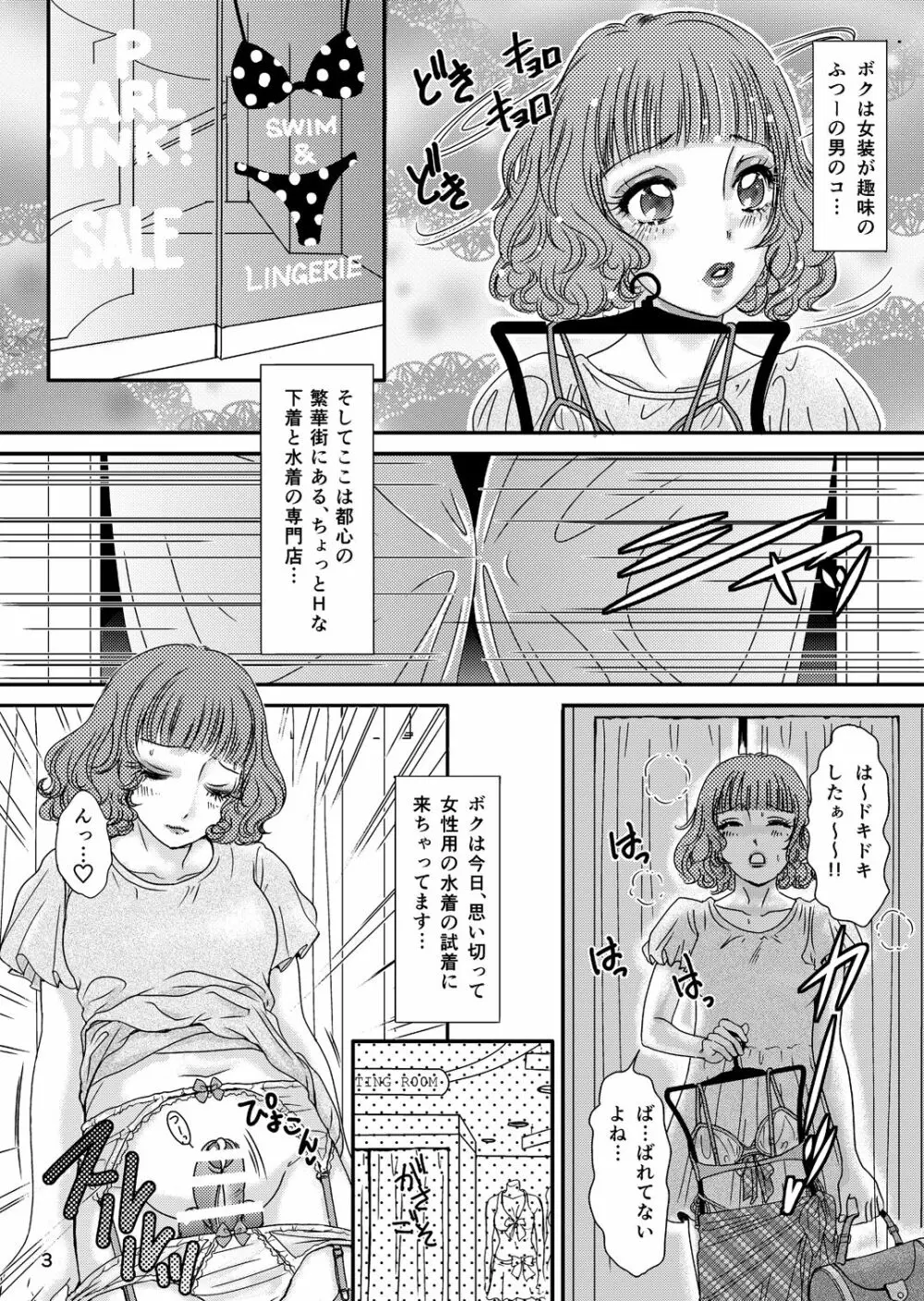 BEHAVIOUR+Vol.3 ～女装して水着の…とかって本～ - page3