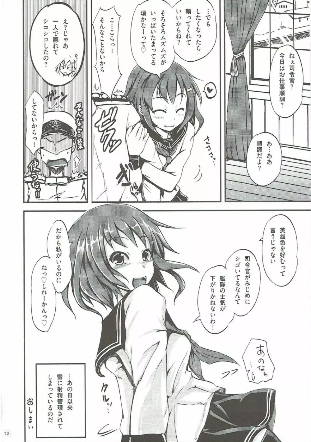 雷 司令官のために○○しちゃうねっ♪ - page13