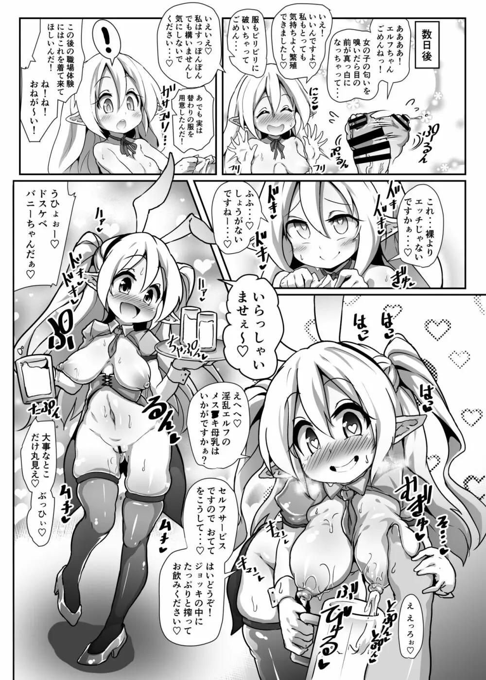 淫乱ロリエルフさんの種付けホームステイ - page12