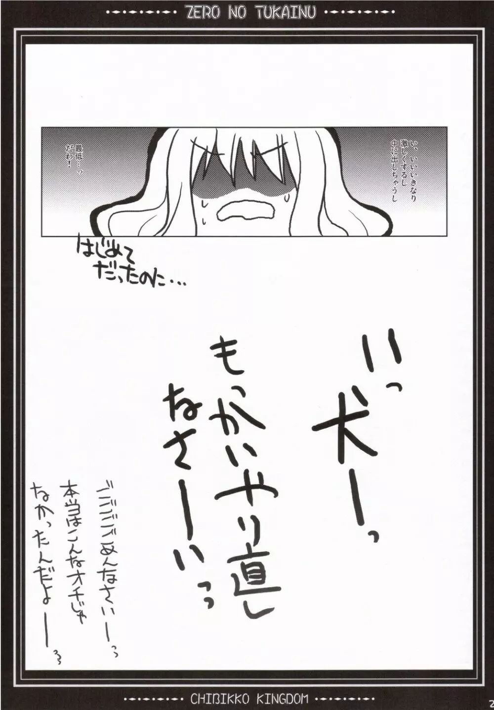 ゼロのつかいぬ - page20