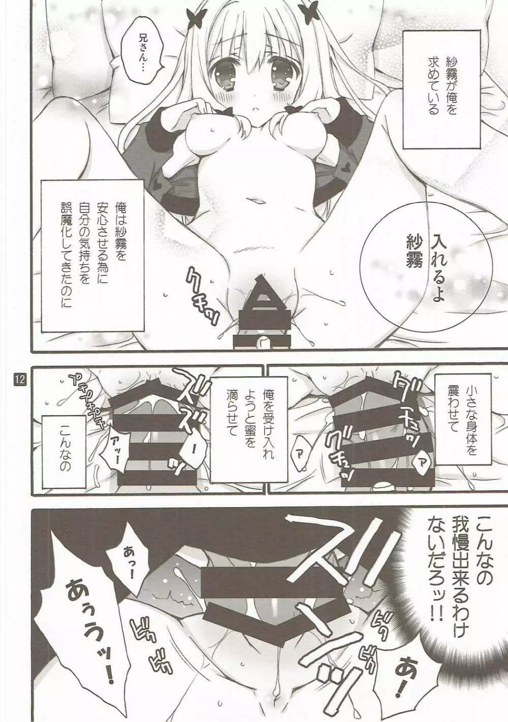 こんなに恥ずかしいことをする妹を俺は知らない - page11