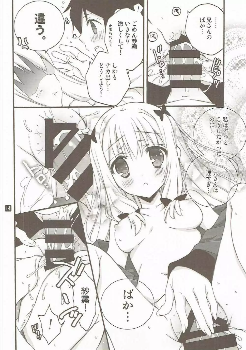 こんなに恥ずかしいことをする妹を俺は知らない - page13