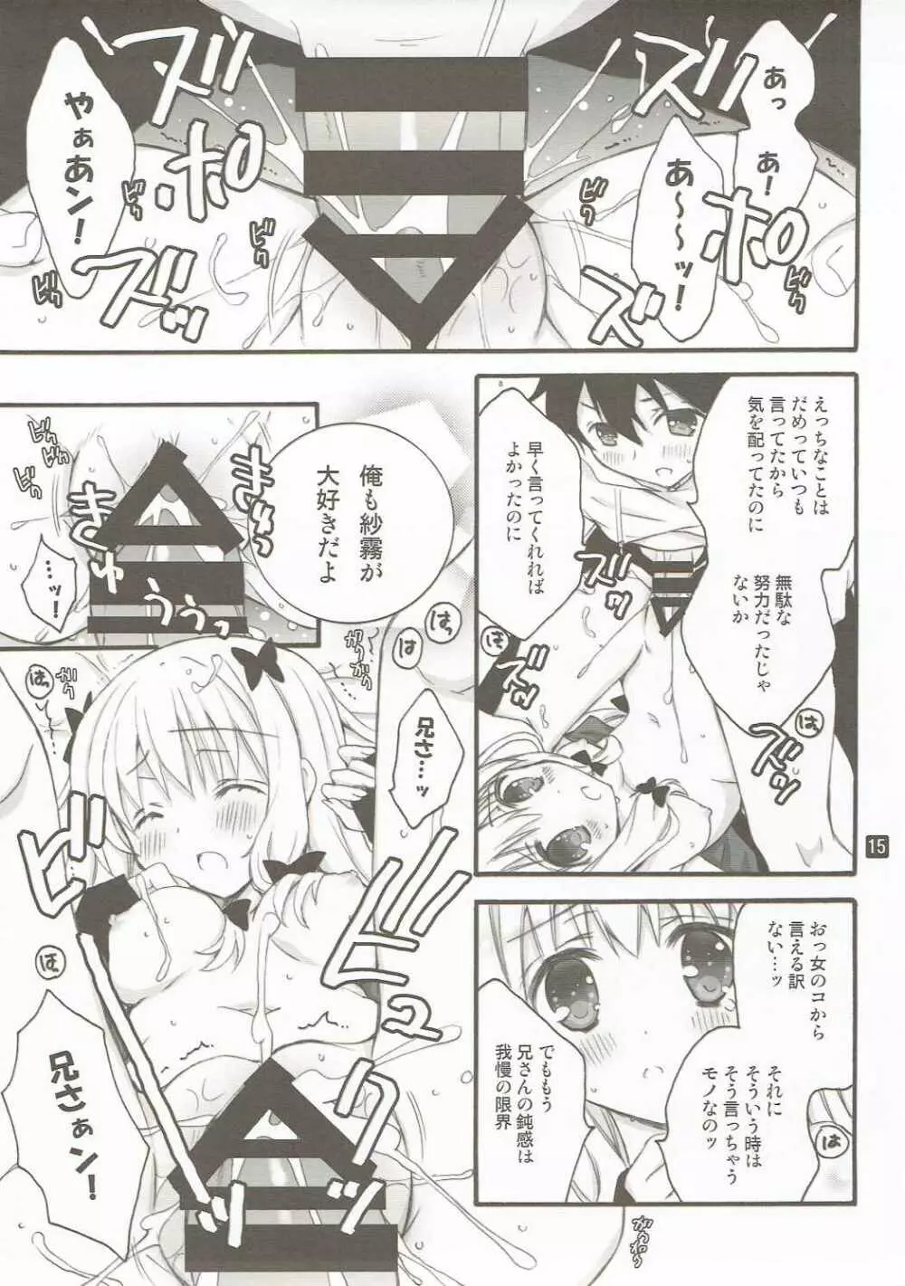 こんなに恥ずかしいことをする妹を俺は知らない - page14