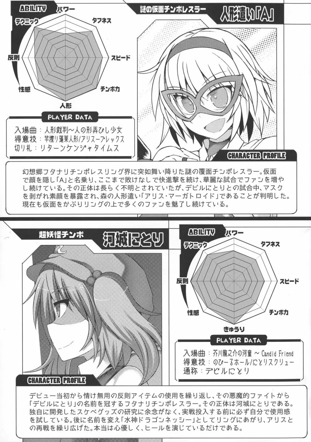 幻想郷フタナリチンポレスリング 5th Anniversary Memorial Book - page43
