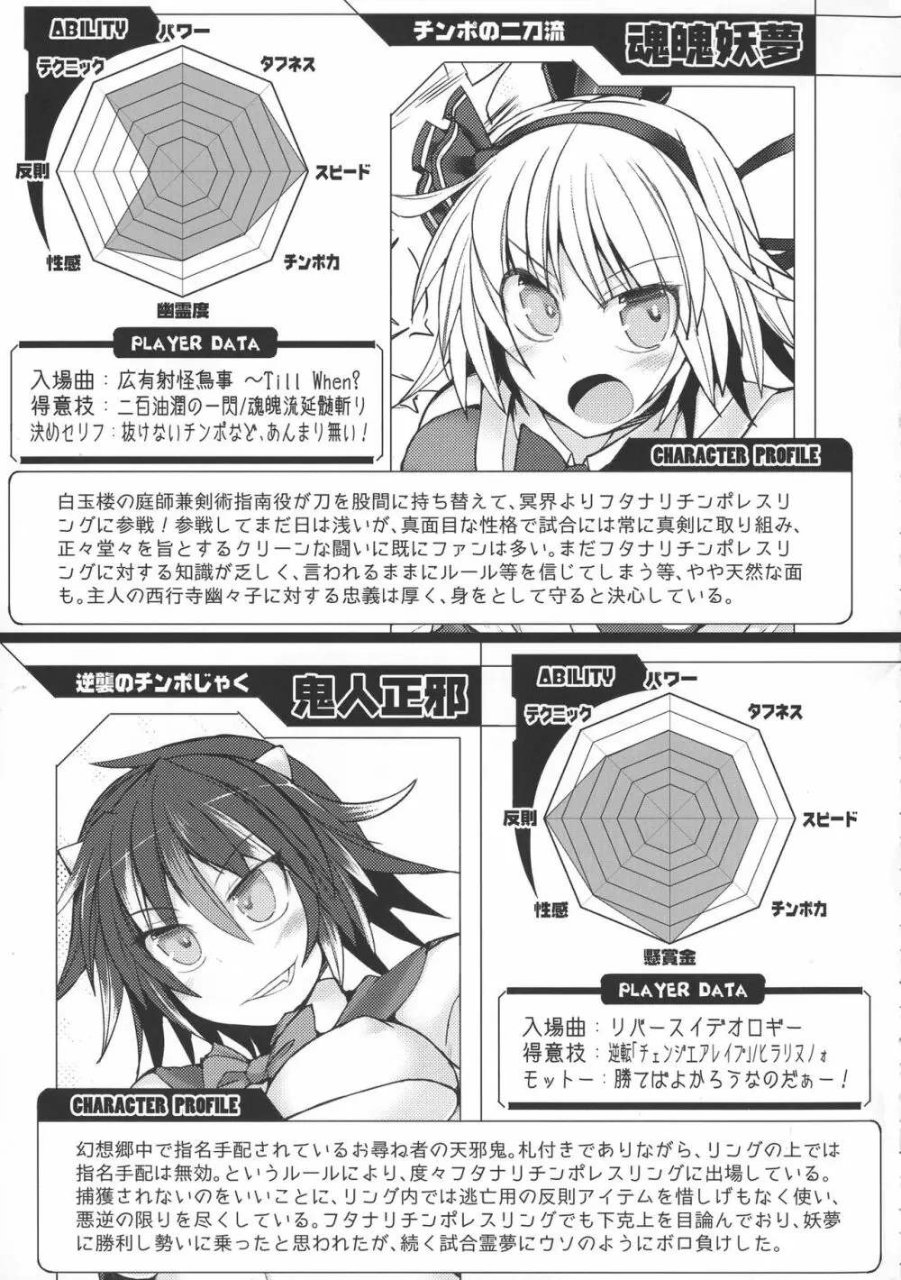 幻想郷フタナリチンポレスリング 5th Anniversary Memorial Book - page47