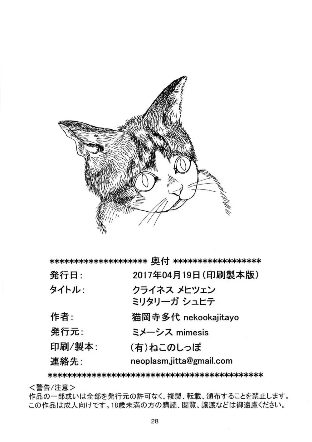 クライネスメヒツェンミリタリーガシュヒテ - page28