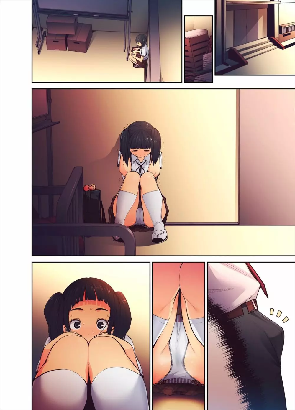 大好きな先生の前でディルドを落とした金髪褐色ギャルの話。 - page113