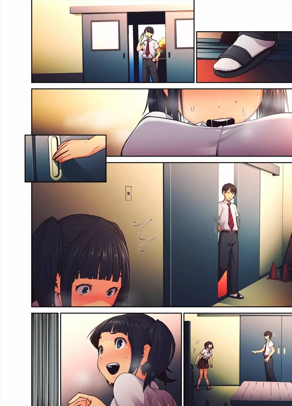 大好きな先生の前でディルドを落とした金髪褐色ギャルの話。 - page115