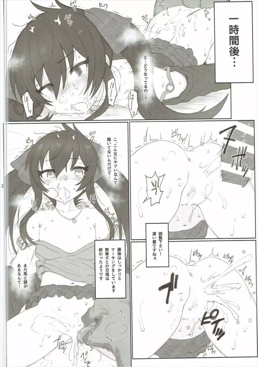 的場梨沙ちゃんで学ぶ動物の交尾 - page11