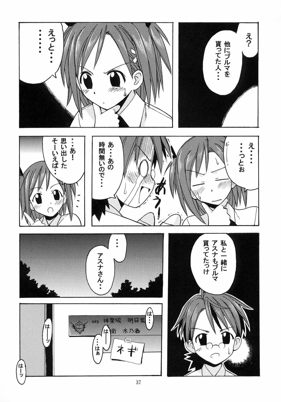 ネギ先生と賢者のブルマ - page36