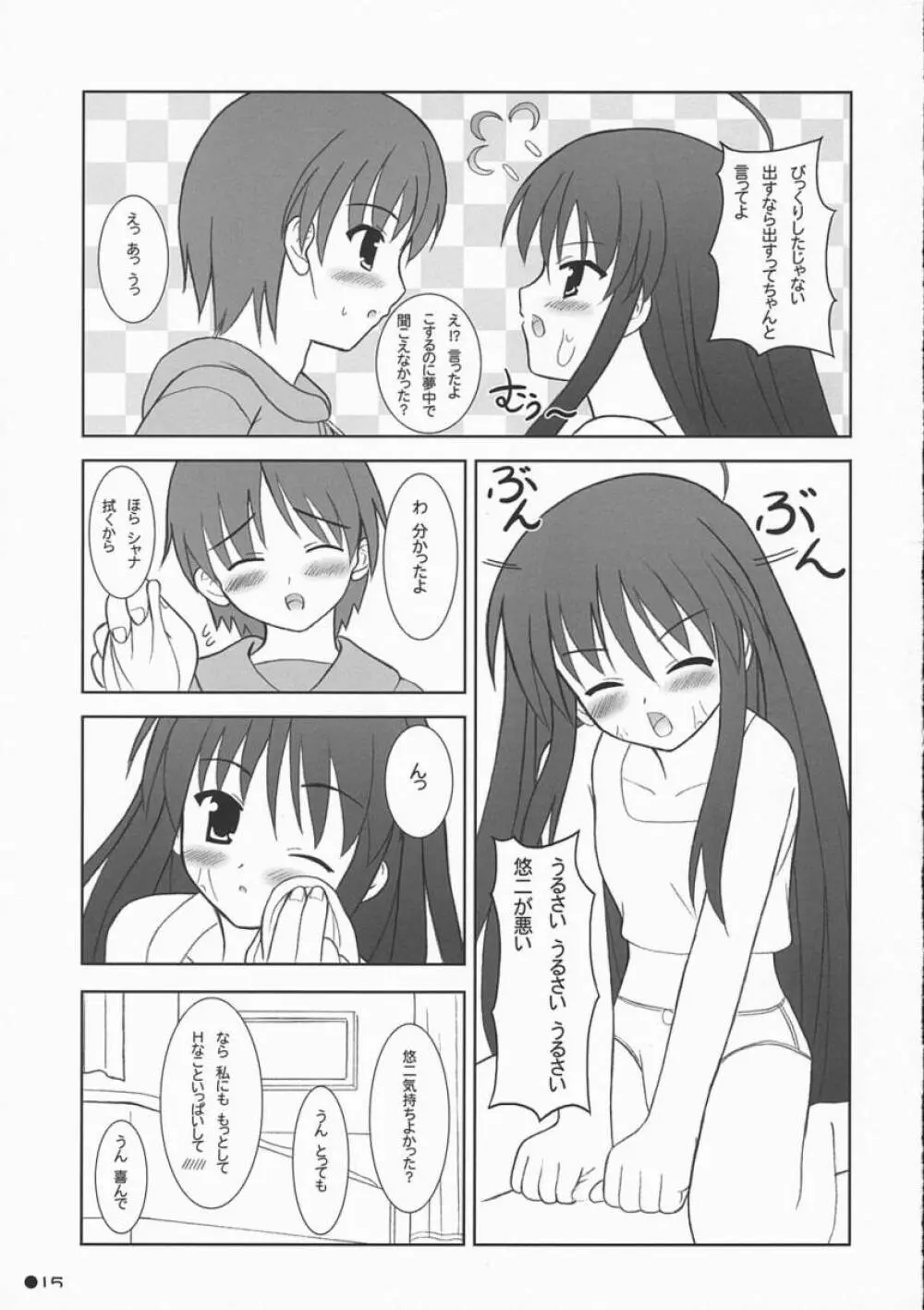 シャナの朝のたんれん - page14