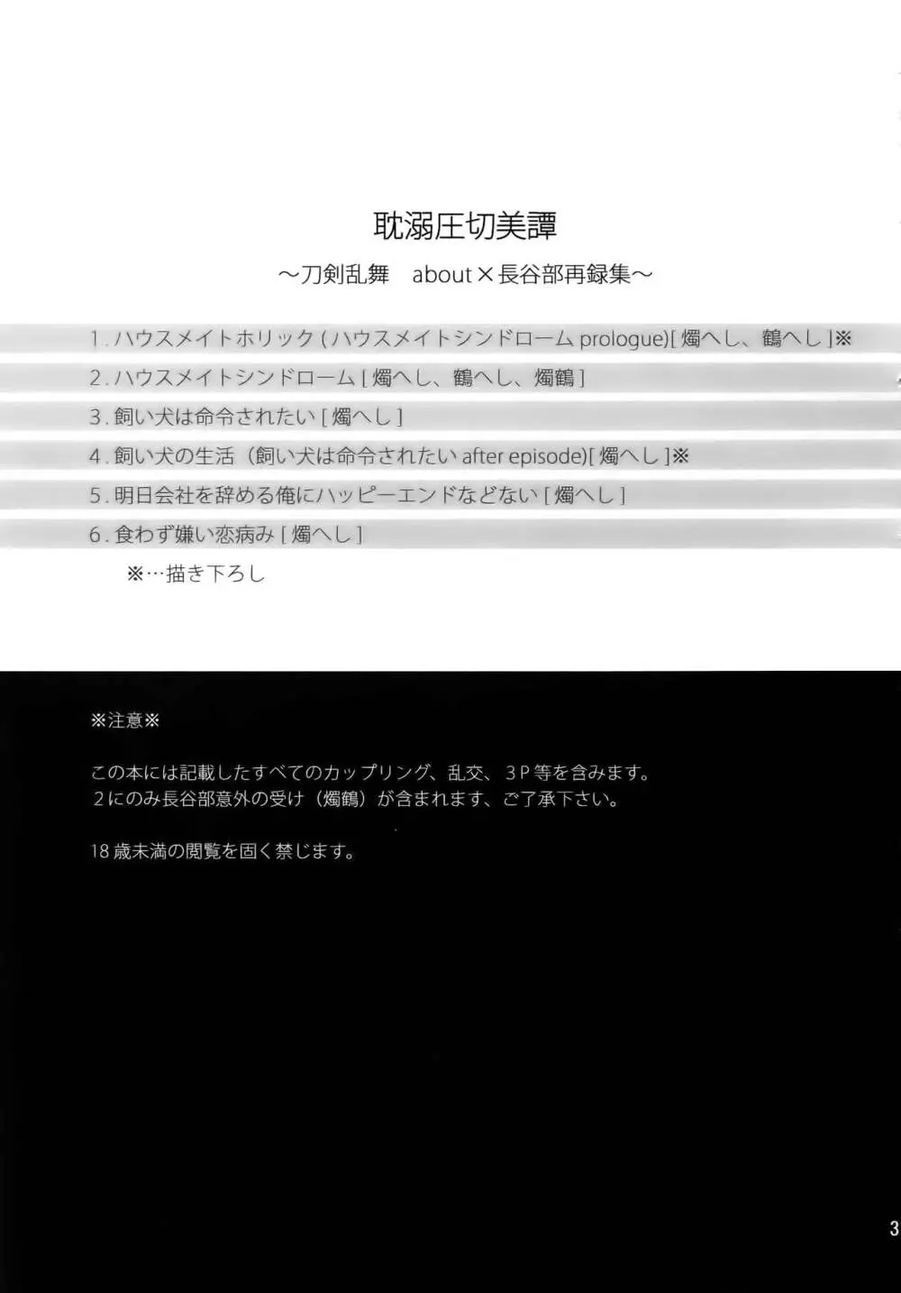耽溺圧切美譚 - page2