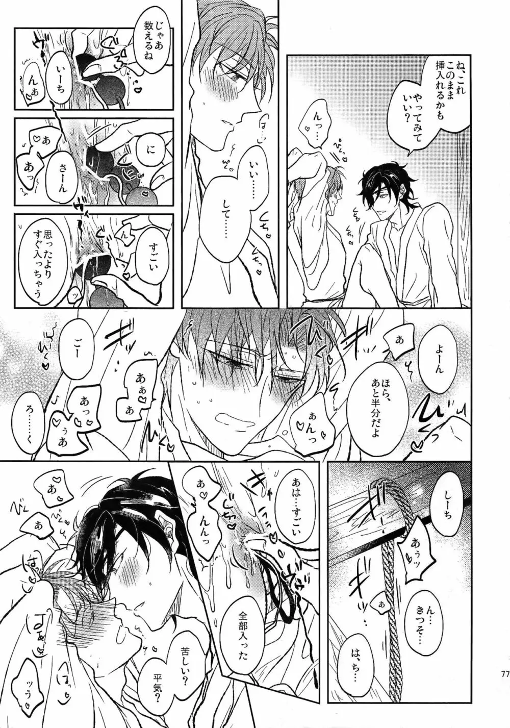 耽溺圧切美譚 - page76
