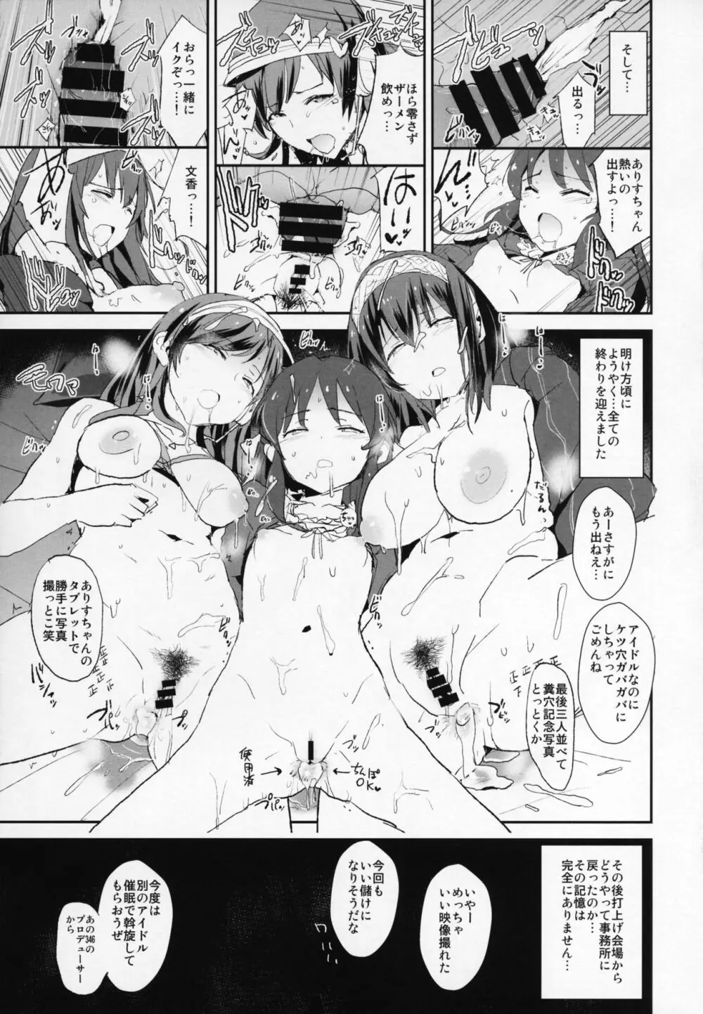 鷺沢文香の催眠ドスケベ接待パーティーwith橘ありすと新田美波 + おまけペーパー - page22