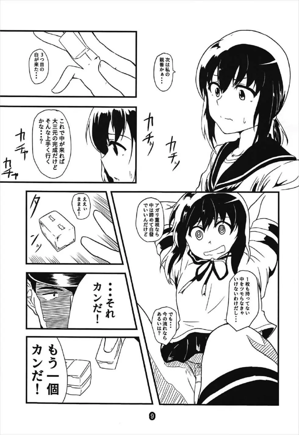 3ばいまん 艦娘が麻雀で負けるとエッチする本 - page8