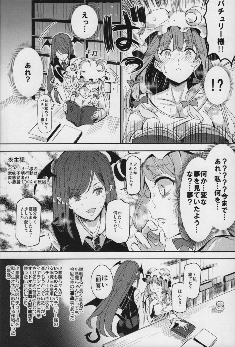 突然激イキパチュリー様 - page13