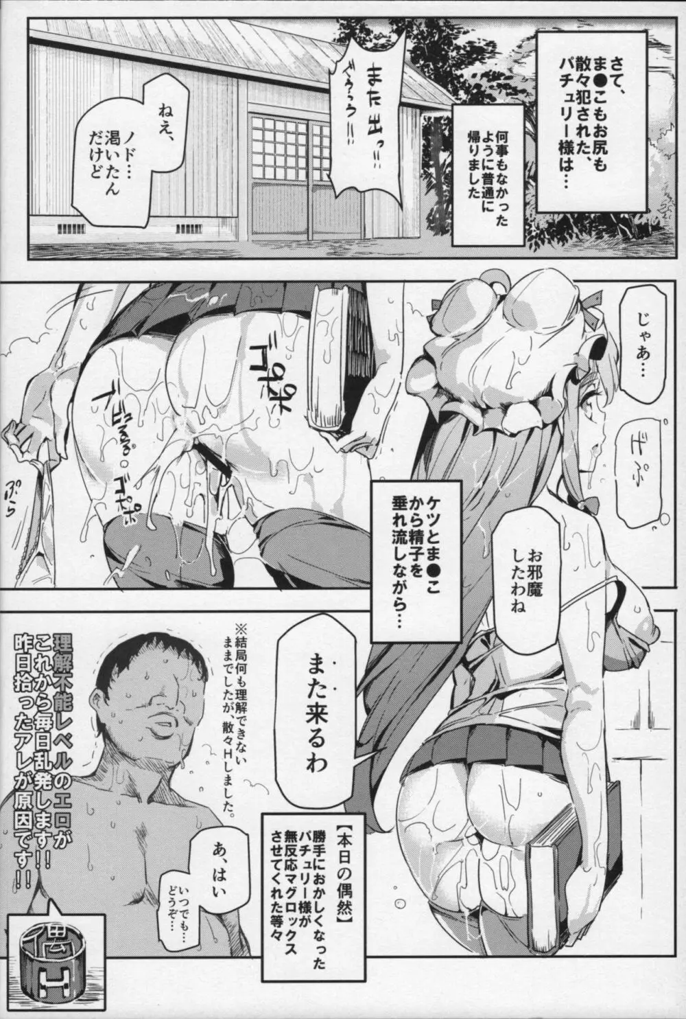 突然激イキパチュリー様 - page9
