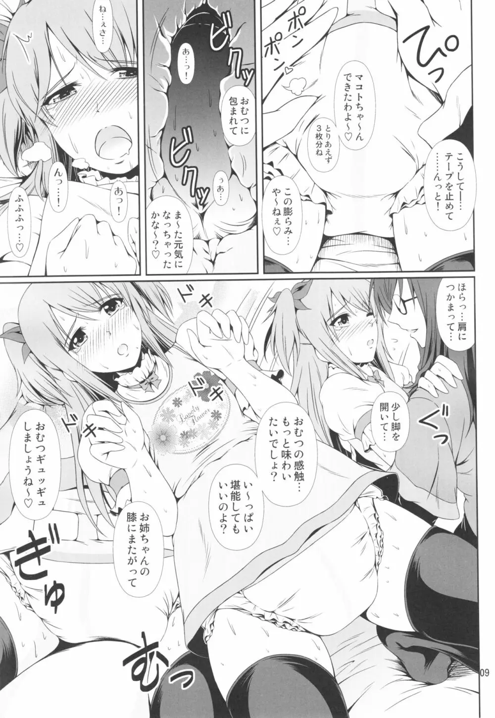 (COMIC1☆11) [Atelier Lunette (三国あつ子)] なりたいのぉ! Re--冬河家姉弟物語- - page8