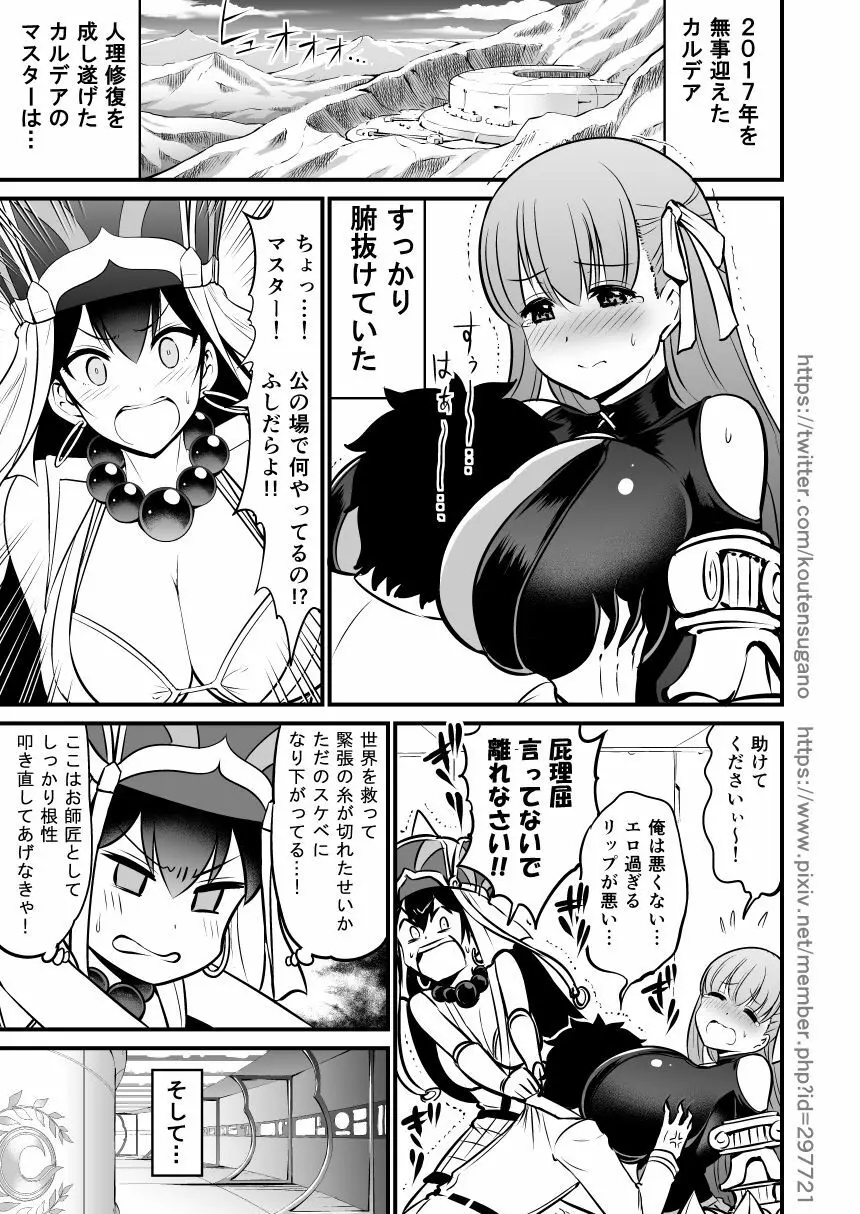 夏コミで落とした頼光・三蔵本を改めて描いてみた。 - page2