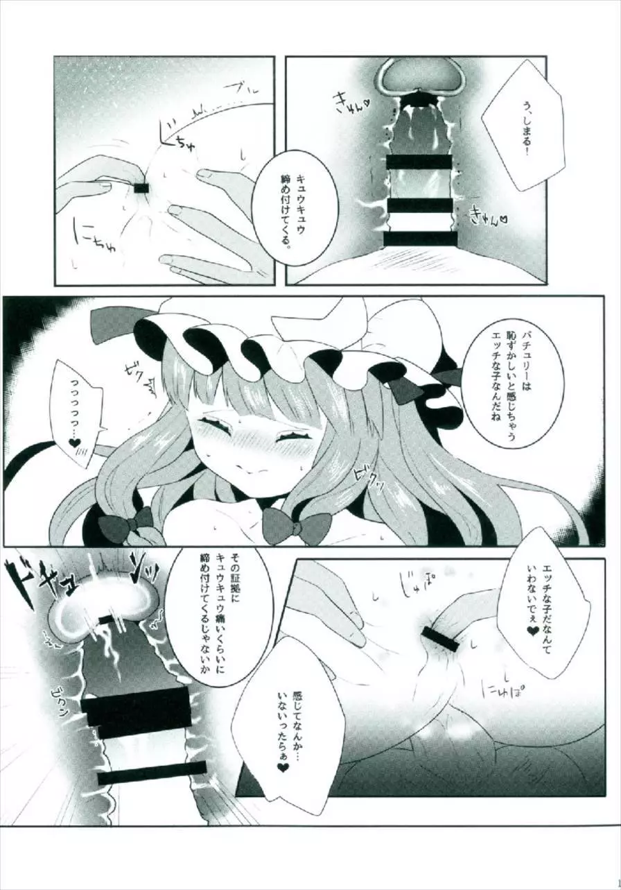 えっちな幻想郷～パチュリーとえっちな魔法編～ - page15