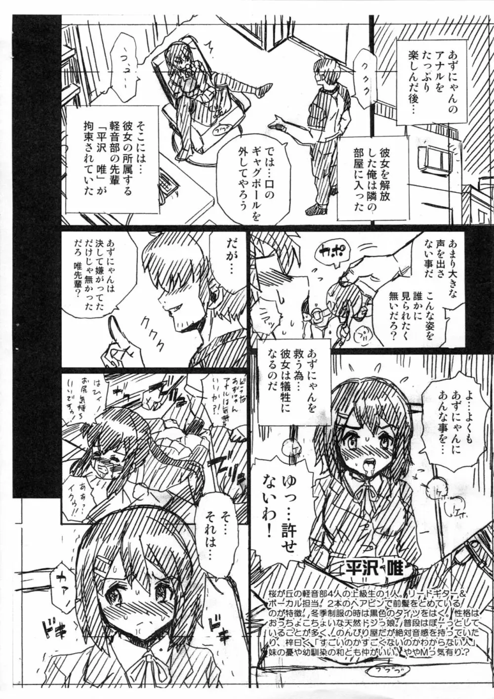 (C89) [RAT TAIL (IRIE YAMAZAKI)] TAIL-MAN K-ON! BOOK 2 YUI (けいおん!) - page2