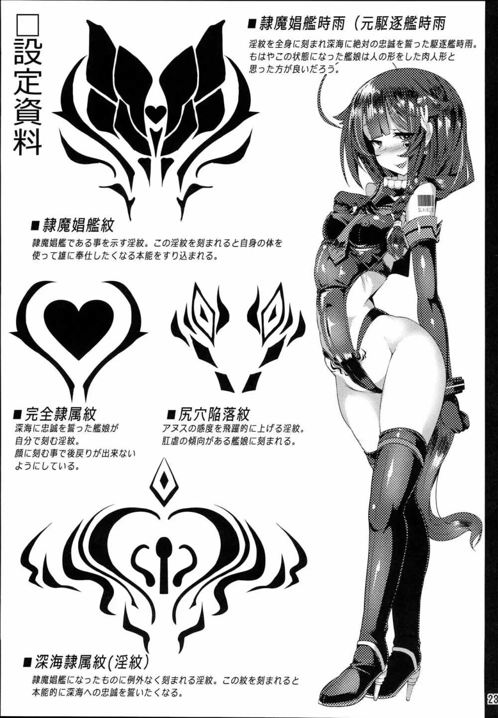 隷魔娼艦時雨 ～淫欲に塗れた裏切りの忠犬～ - page23