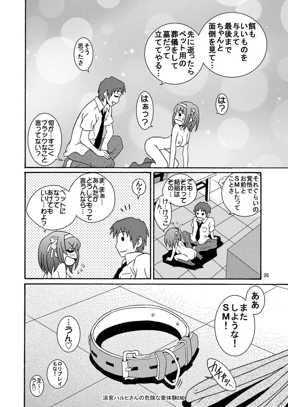 涼宮ハルヒさんの危険な愛体験4 - page26