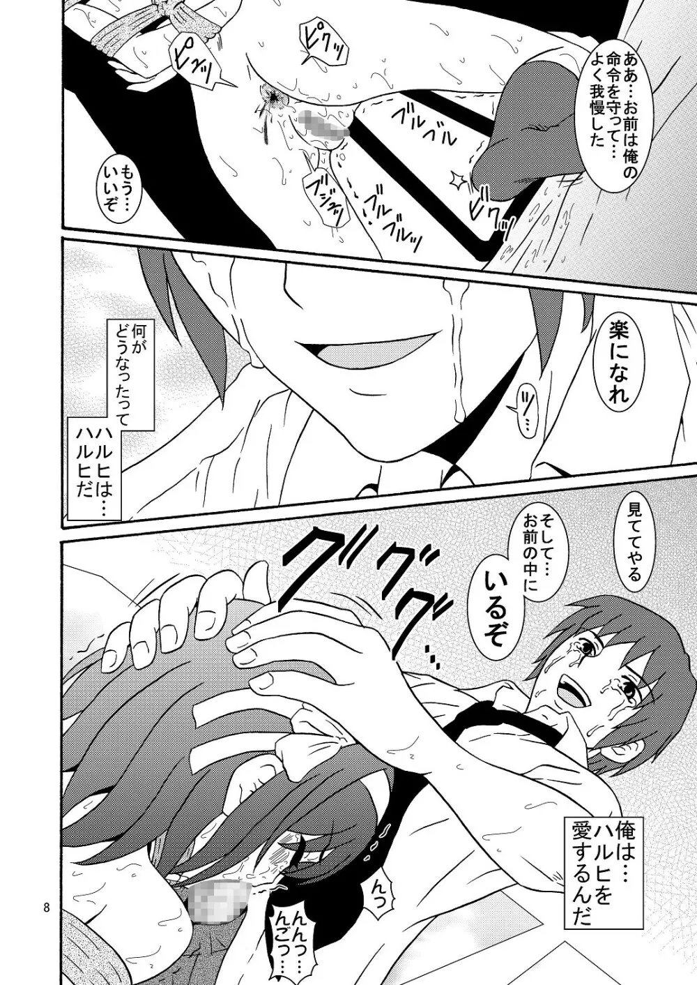 涼宮ハルヒさんの危険な愛体験4 - page8