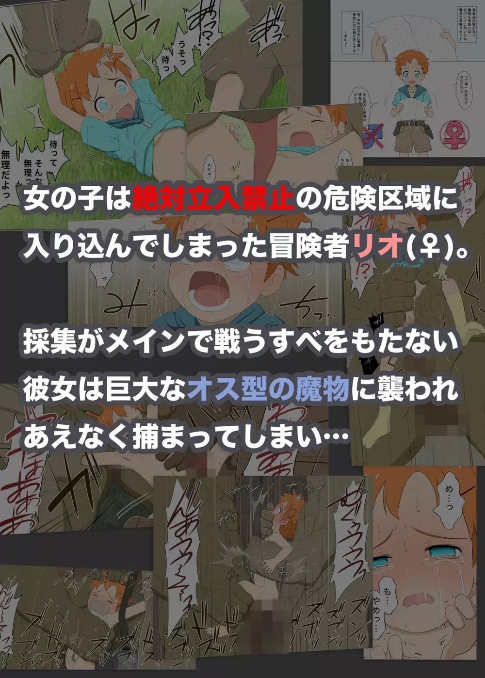 ボーイッシュ冒険者VS女の子立ち入り禁止エリア - page44