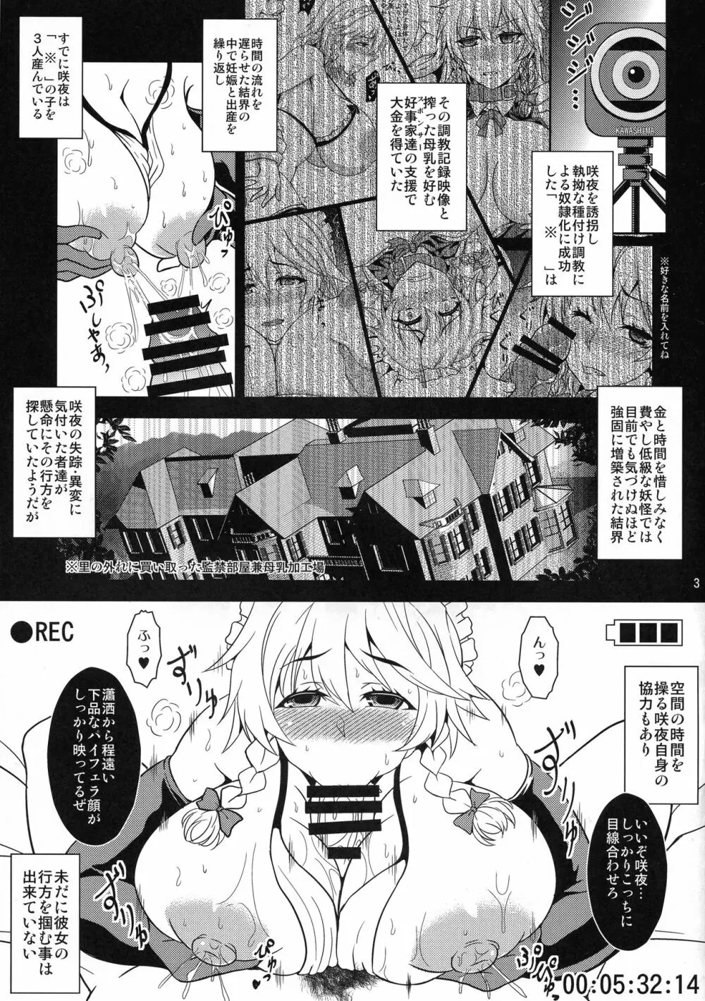 完堕ちメイドの搾乳性処理生活 - page3
