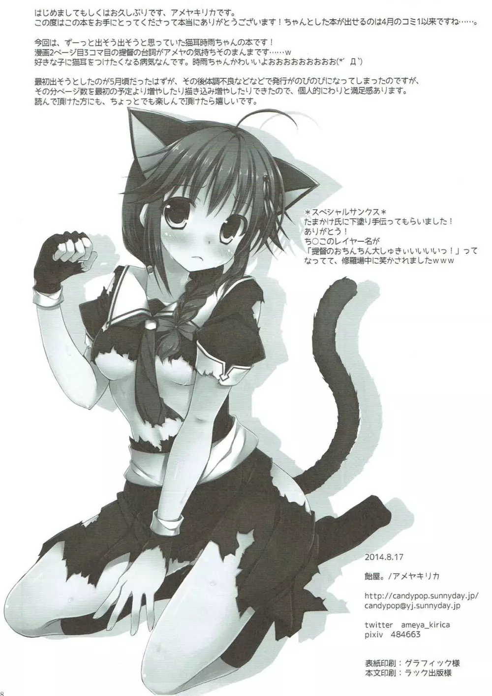 うちの提督は、猫が好きらしい。 - page17
