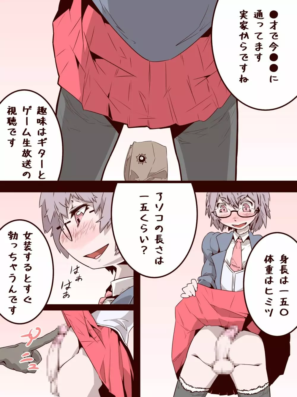 男の娘がインタビュー受けながらやられる - page2