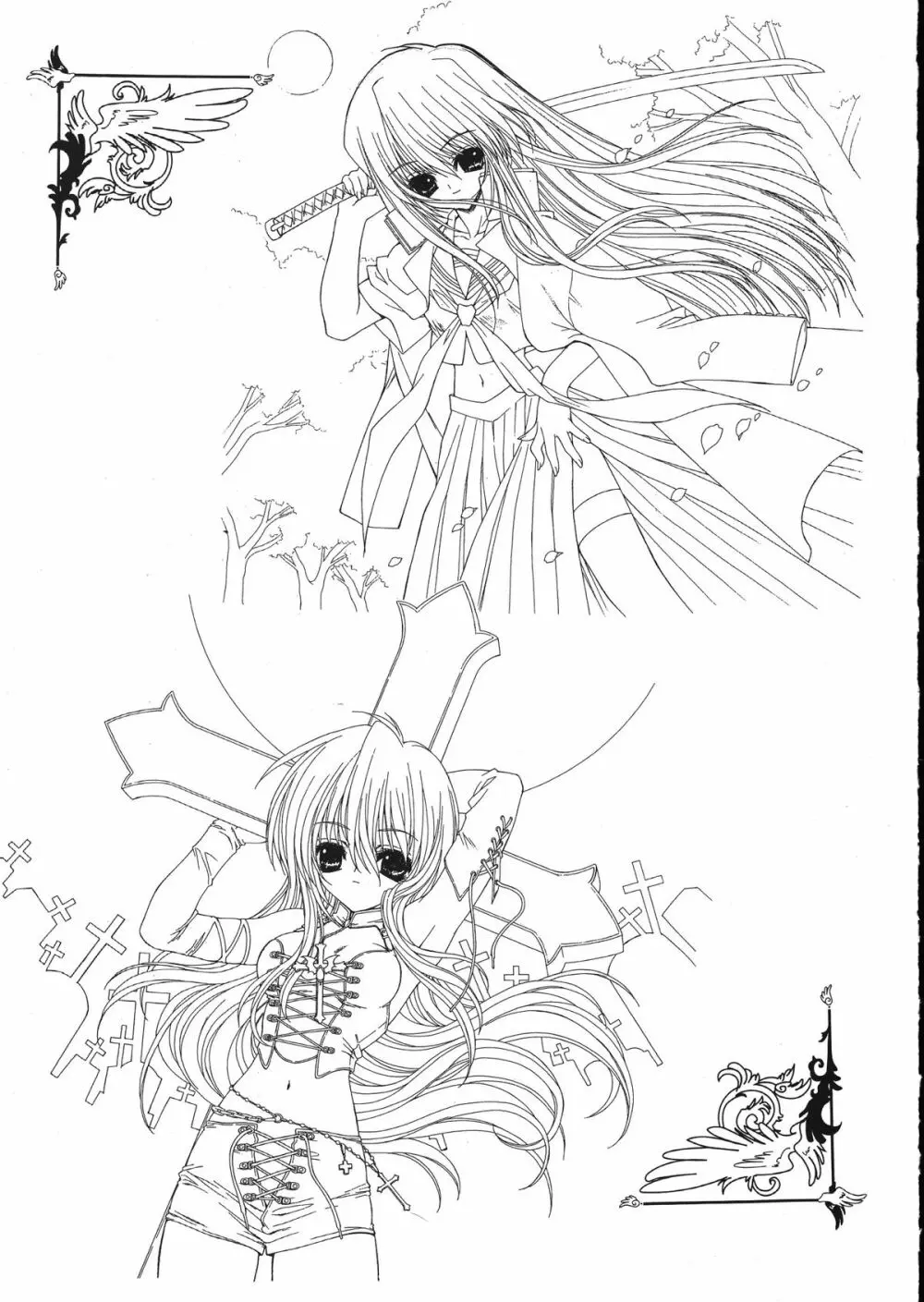 Ramiya Ryou Illustration Gengashuu 5 - page53