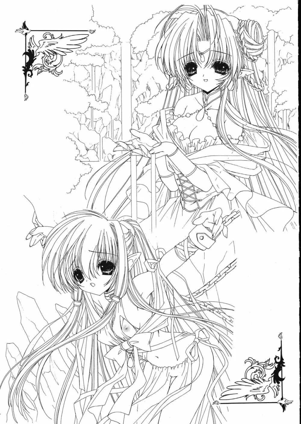 Ramiya Ryou Illustration Gengashuu 5 - page55
