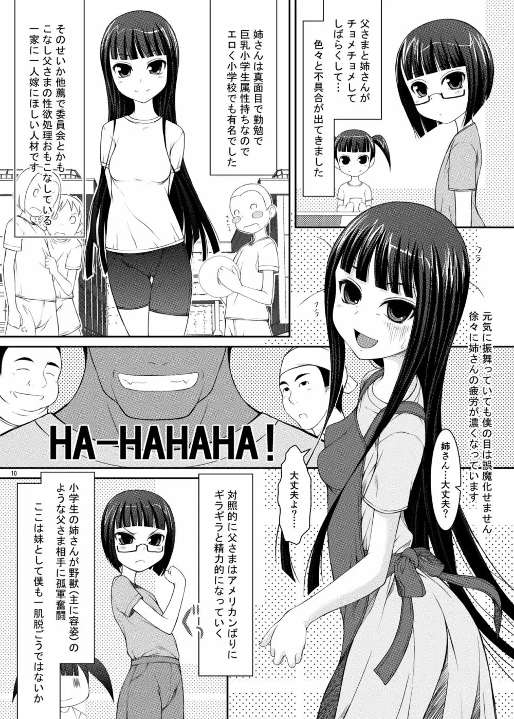 父娘 -小○生の次女による父親の性欲処理編- - page9