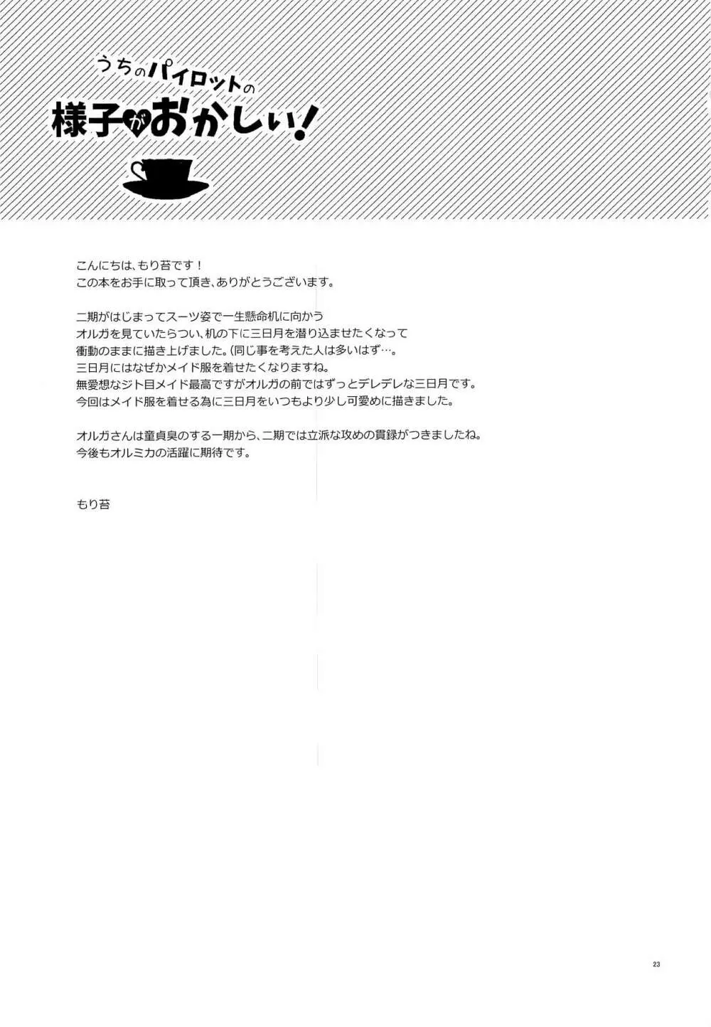 うちのパイロットの様子がおかしい! - page24