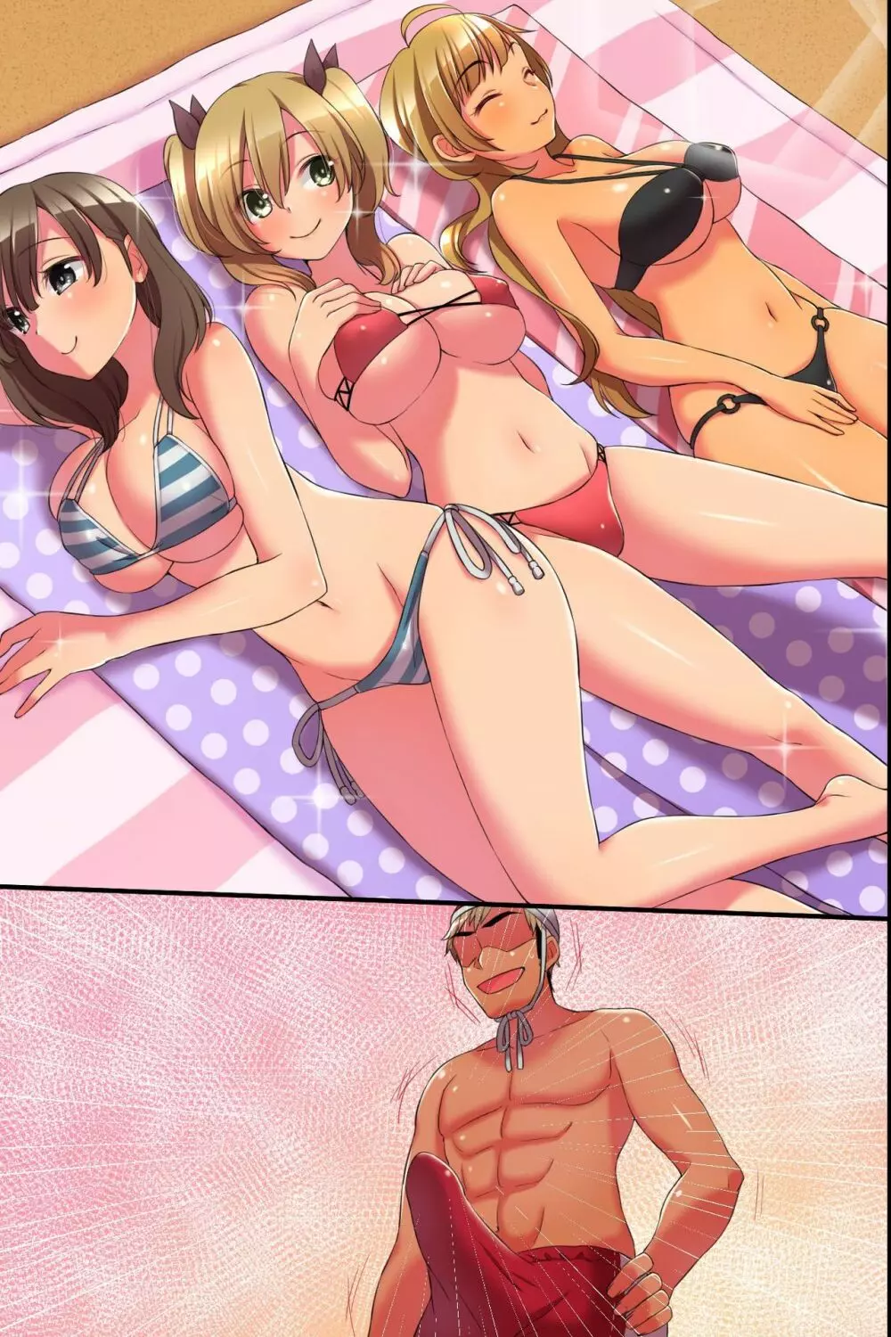 誰も俺に気づかない！？水着美女をヤリたい放題、好き放題！ - page53