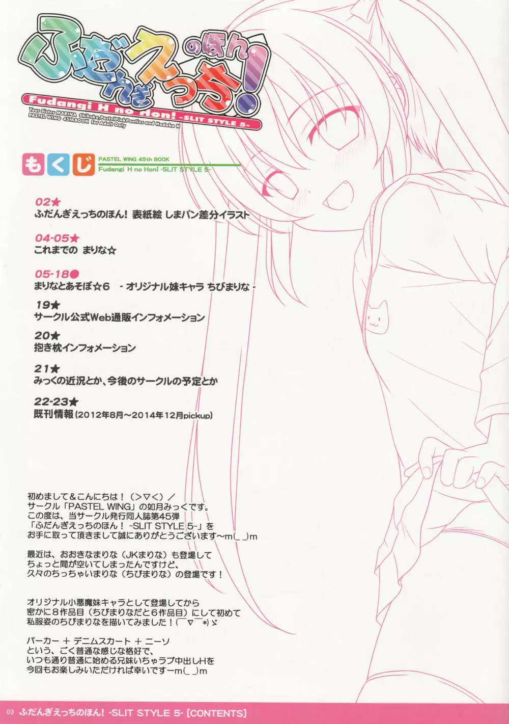 ふだんぎえっちのほん! -SLIT STYLE 5- - page3