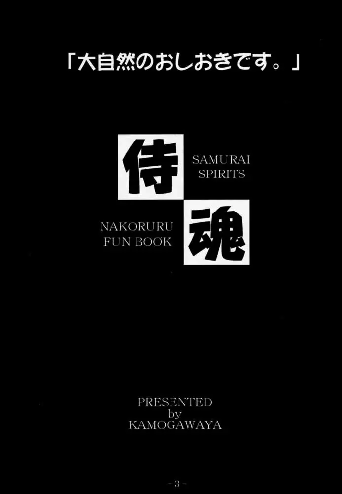「大自然のおしおきです 。」3 Daishizen no Oshiokidesu 3 - page2