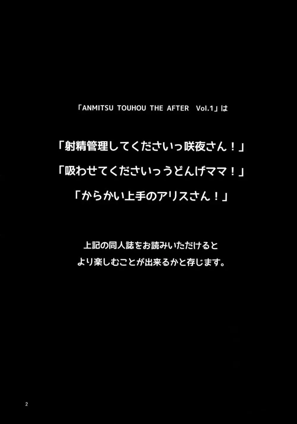 ANMITSU TOUHOU THE AFTER - page3