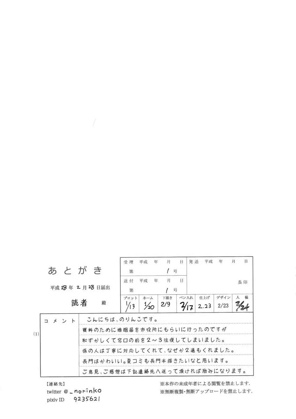 長門の一人暮らし - page20